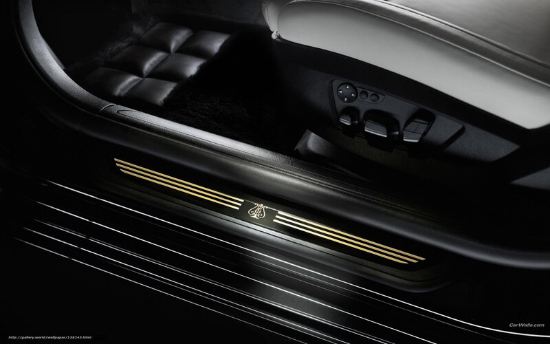 Car Interior Door Sill — Black