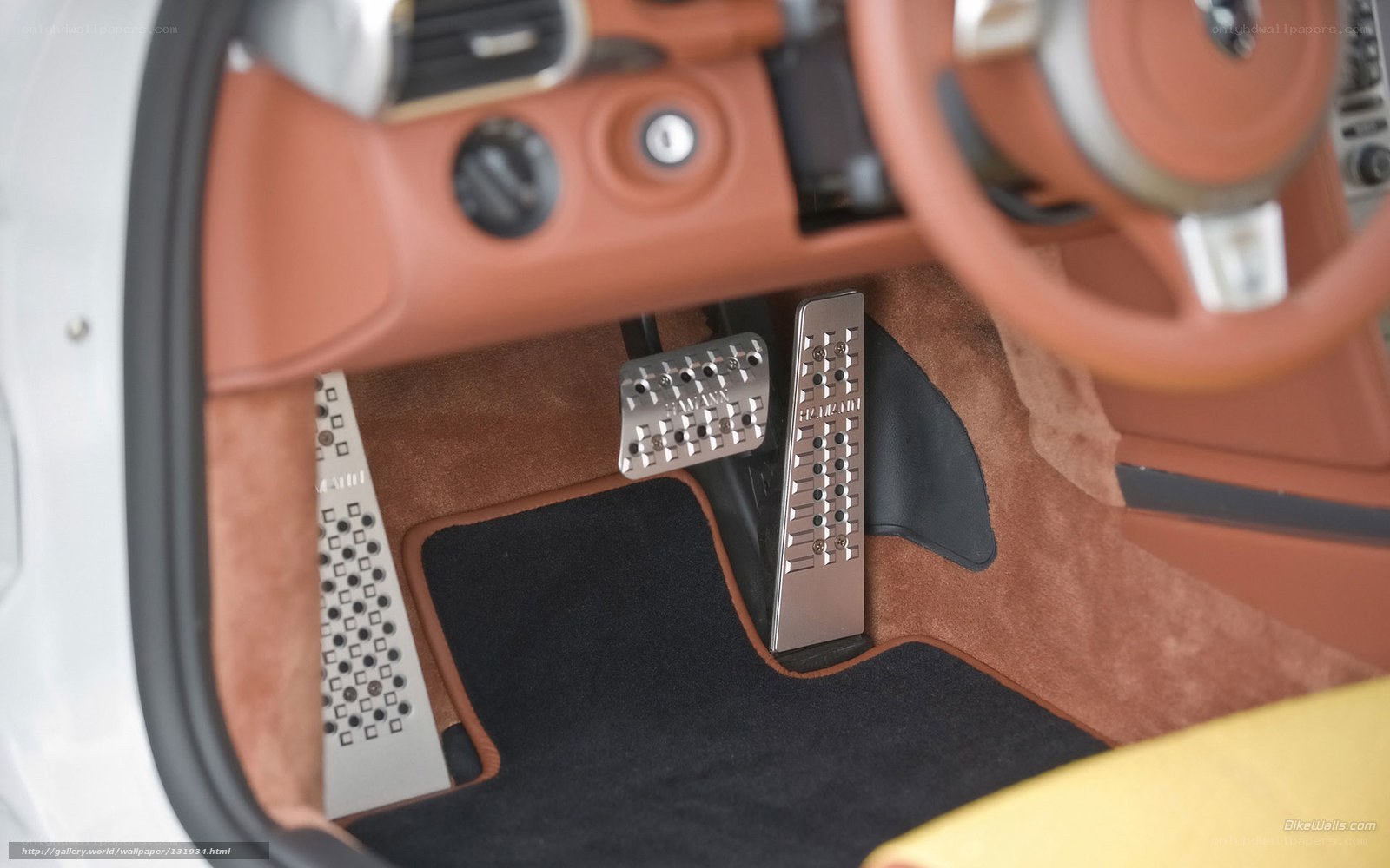 car interior footwell details
