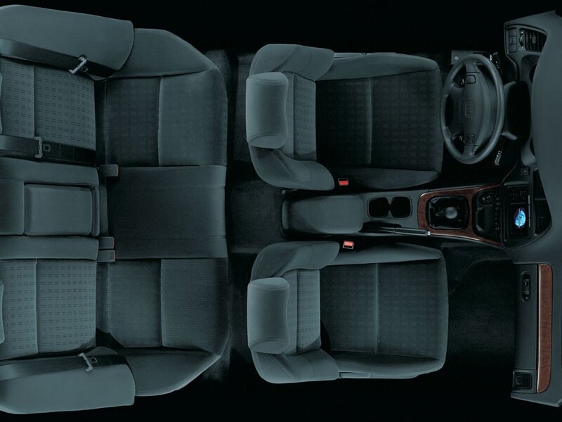 car interior from above