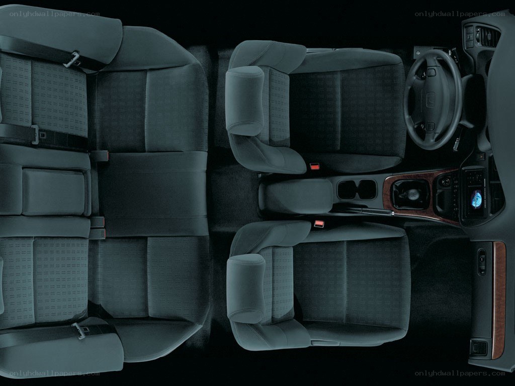 car interior from above