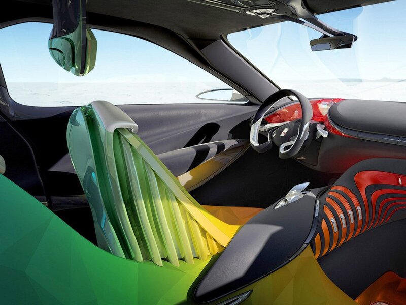 Car Interior — Green, Modern