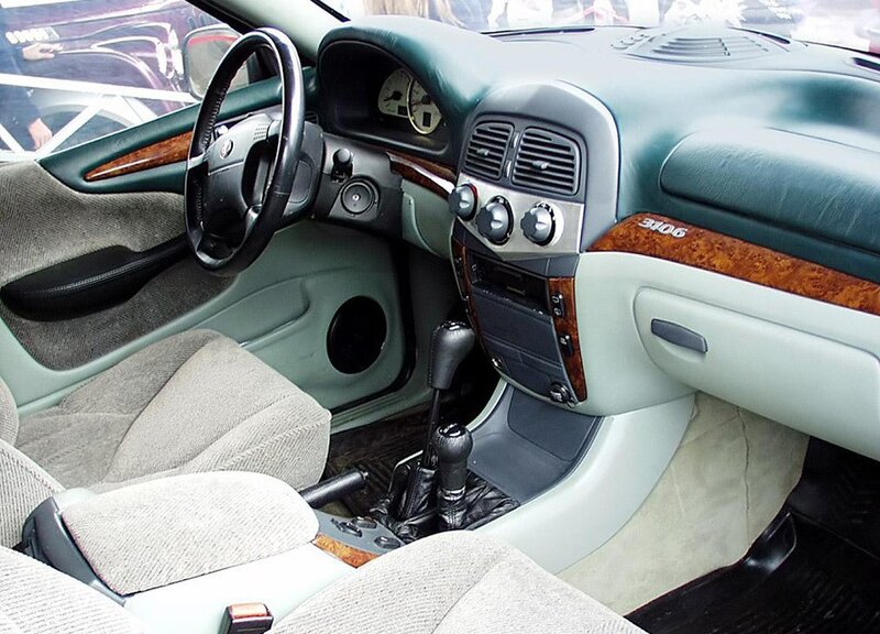 Car Interior — Green, Neutral, Photograph