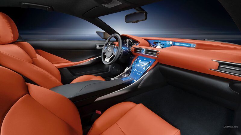 Car Interior — Orange, Modern, Photograph