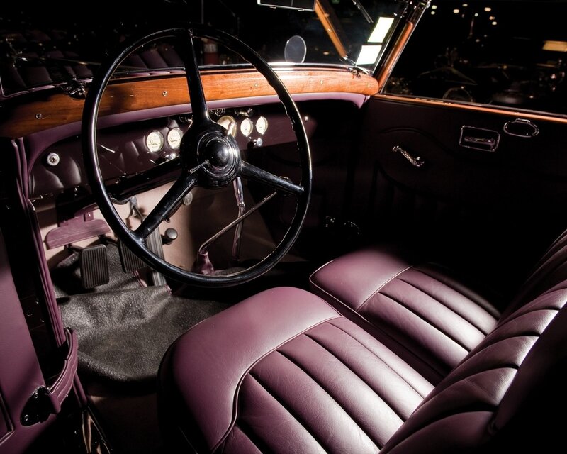 Car Interior — Purple, Dramatic