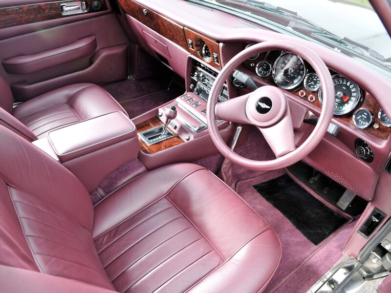 Car Interior — Purple, Luxurious
