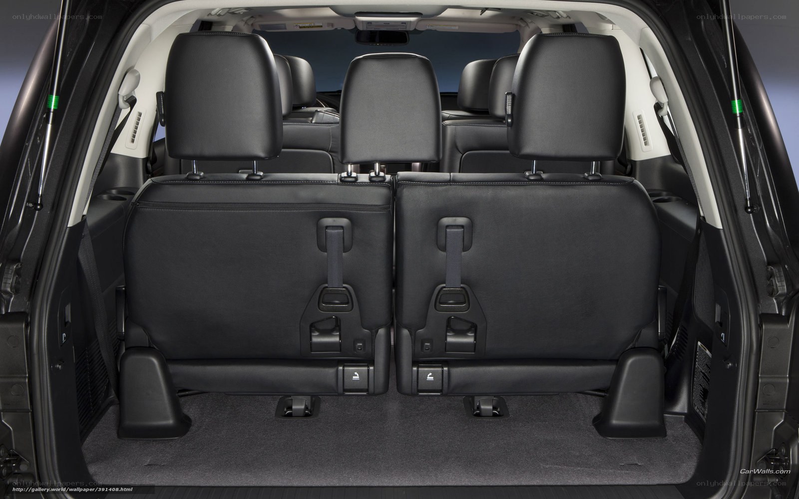 car interior rear seats