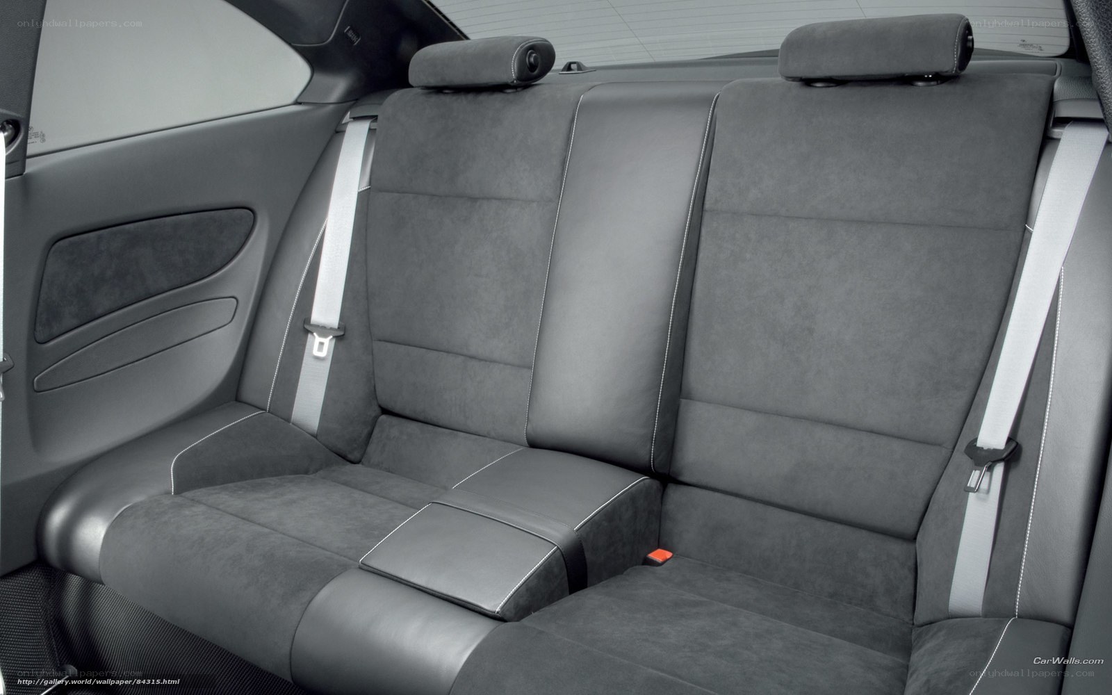 car interior rear seats