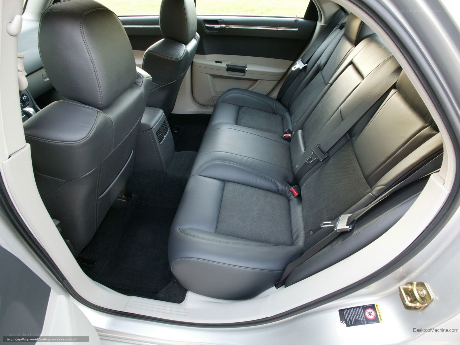 car interior rear seats