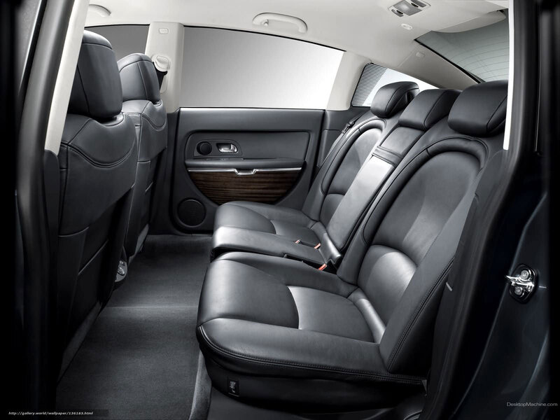 Car Interior Rear Seats — Black, Neutral