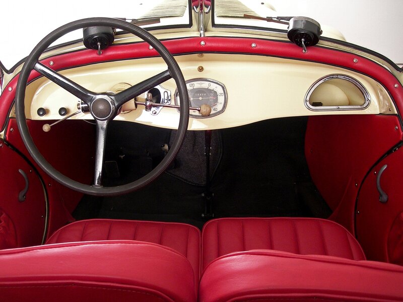 Car Interior — Red, Classic