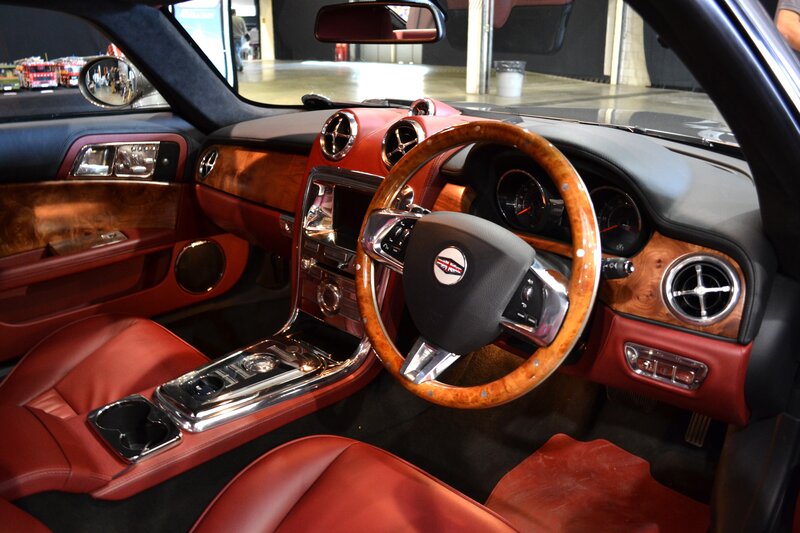 Car Interior — Red, Luxurious