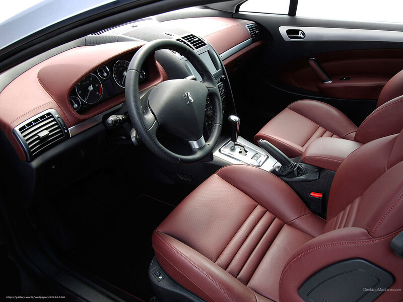 Car Interior — Red, Neutral, Photograph