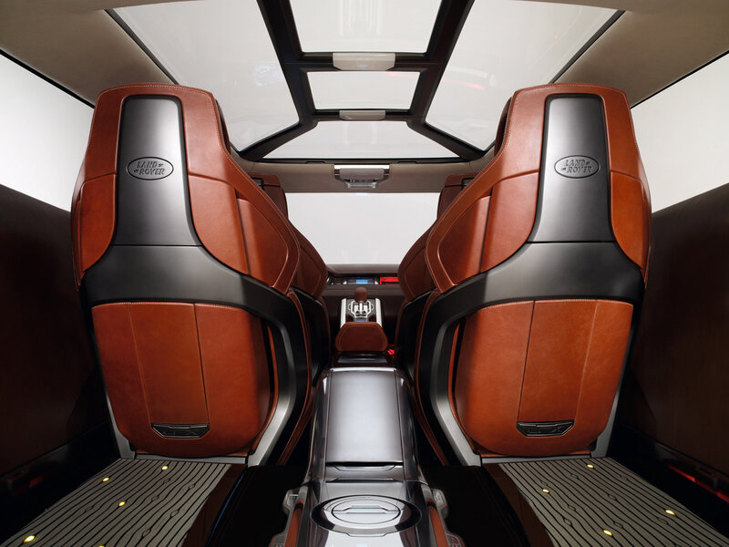 Car Interior Seats — Brown, Modern
