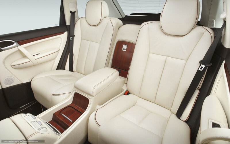 Car Interior Seats — White, Neutral