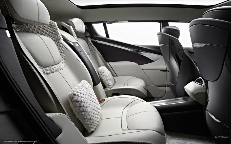 Car Interior Seats — White