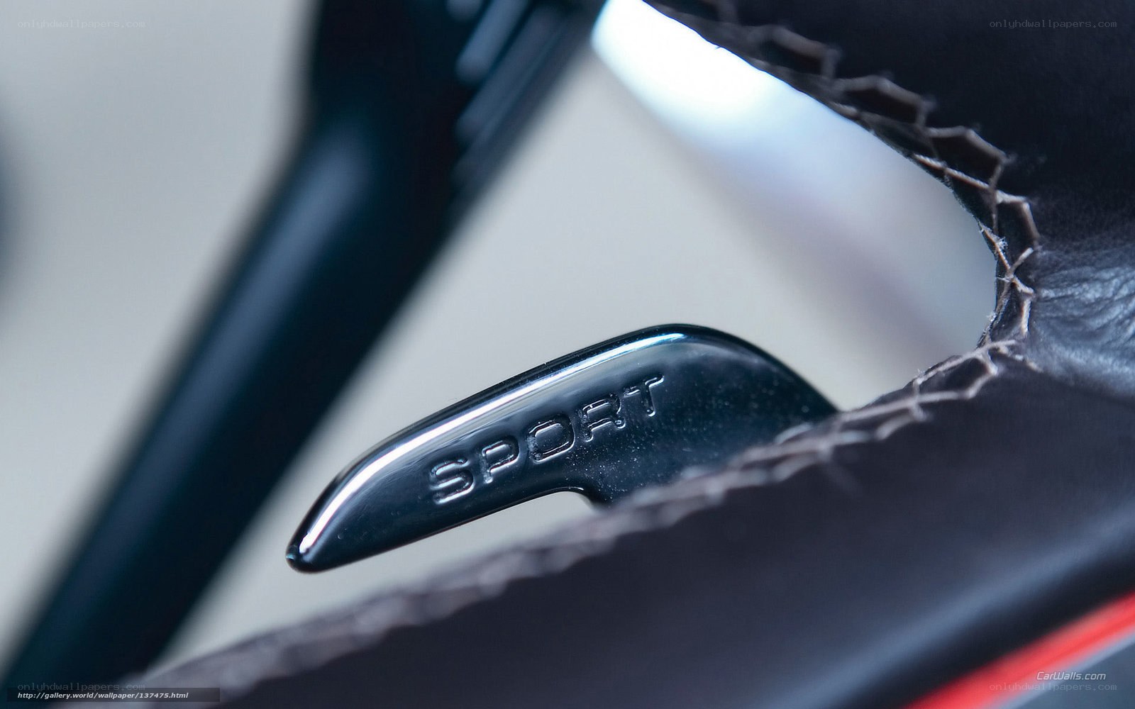 car interior sport mode lever
