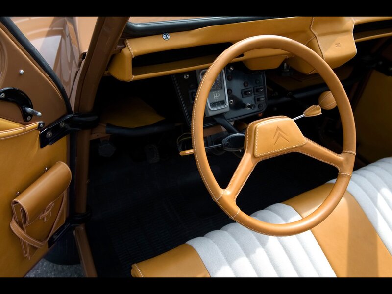 Car Interior — Tan, Classic, Photograph