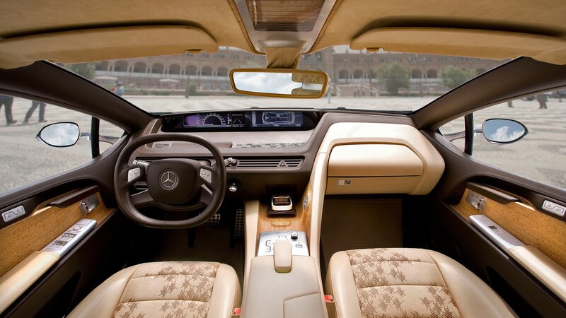 Car Interior View — Beige, Calm