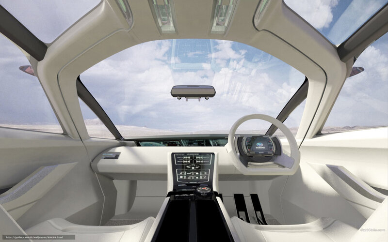 Car Interior View — White