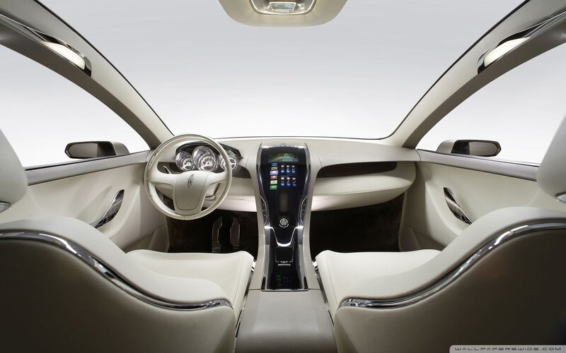 Car Interior — White, Black