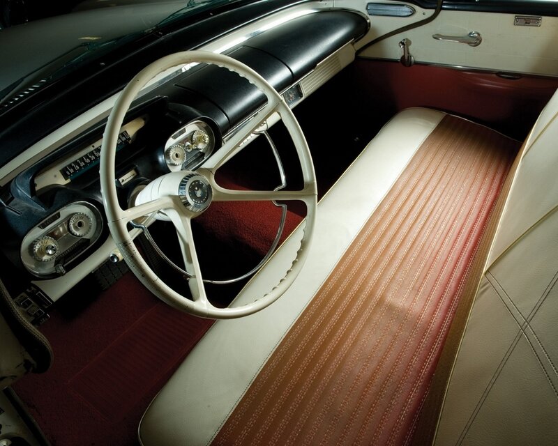 Car Interior — White, Dramatic, Photograph