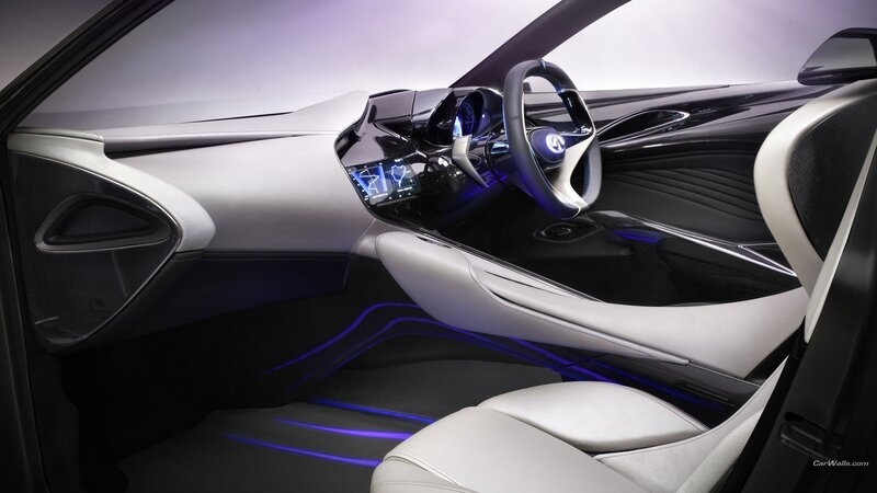 Car Interior — White, Futuristic, Photograph