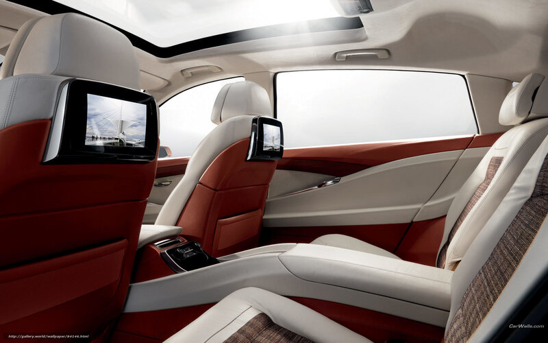 Car Interior — White, Luxurious
