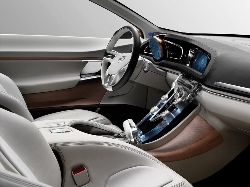 Car Interior — White, Modern, Photograph, Steering Wheel, Center Console