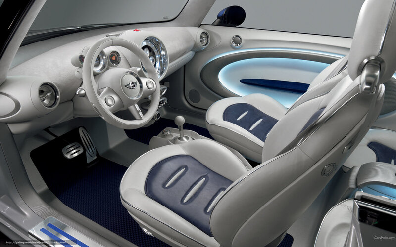 Car Interior — White, Modern, Photograph, Steering Wheel, Seats