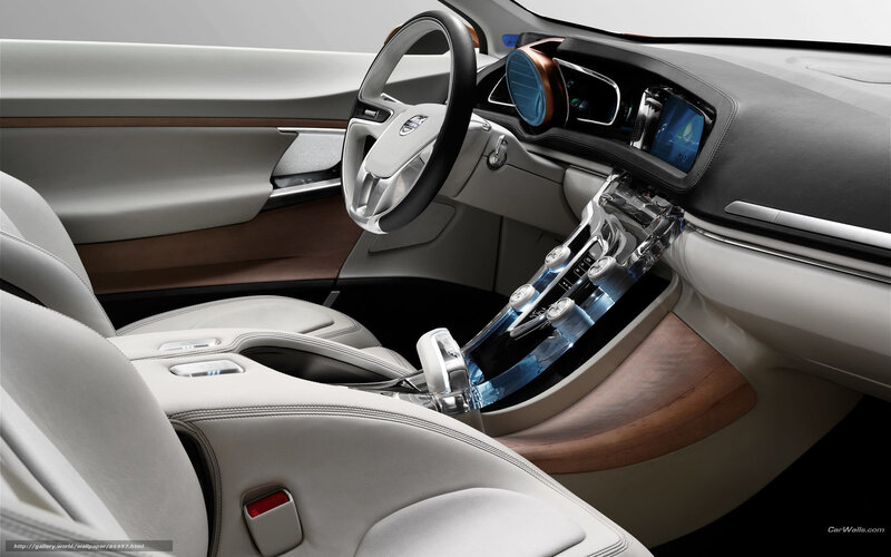 Car Interior — White, Modern