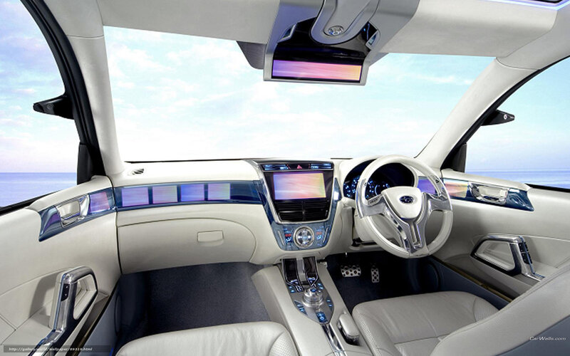 Car Interior — White, Serene