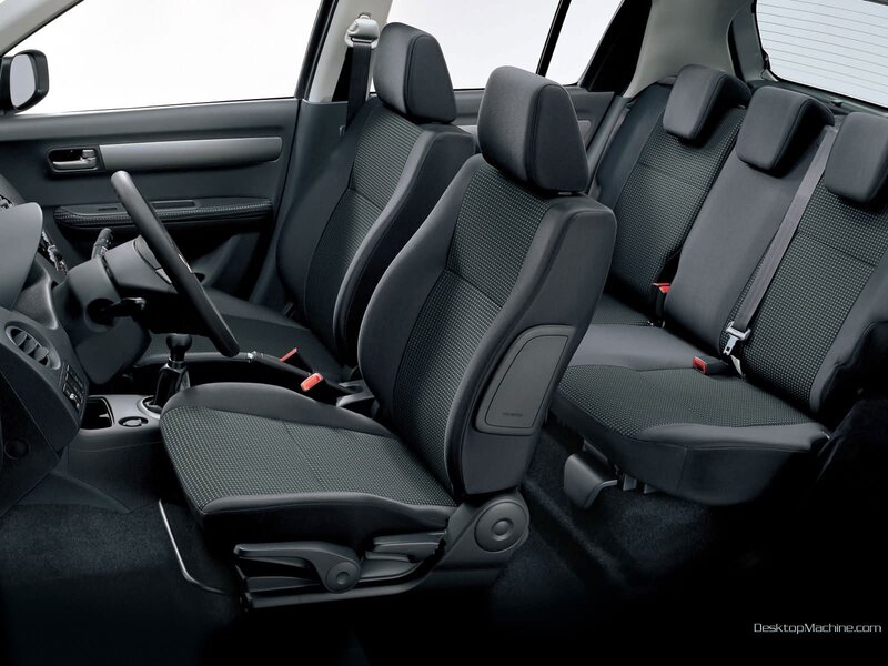 car interior with black seats