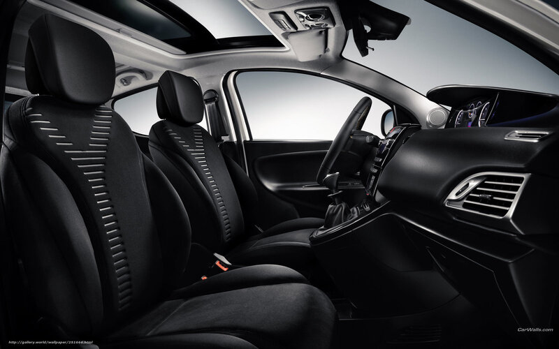 car interior with black seats