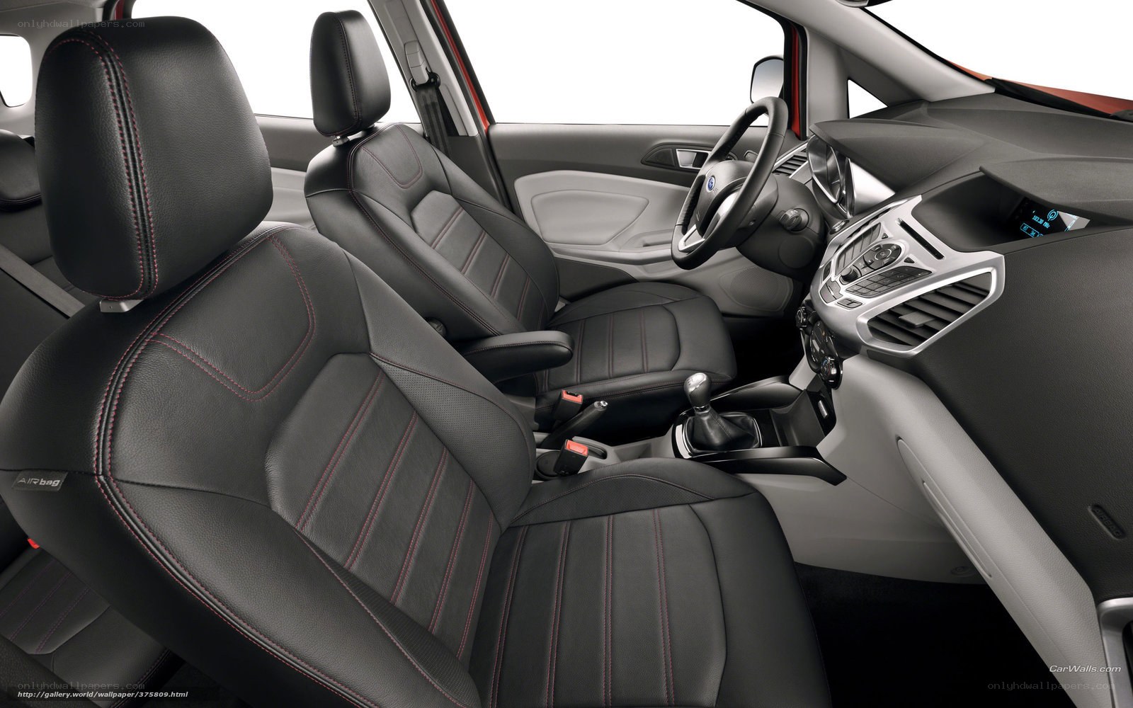 car interior with black seats