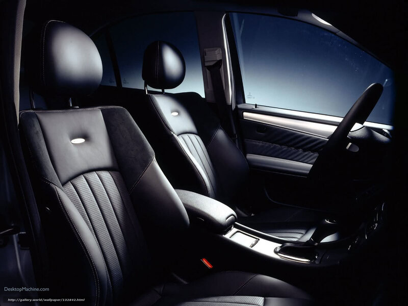 Car Interior with Black Seats — Dramatic
