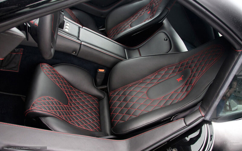Car Interior with Black Seats — Modern, Photograph