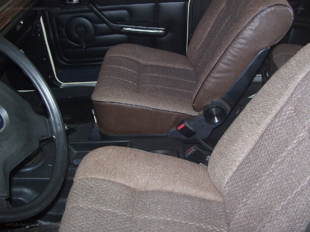 car interior with brown seats