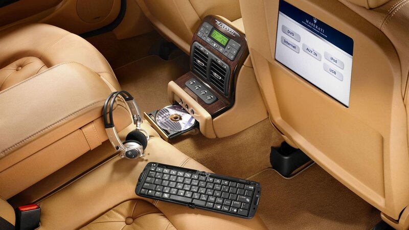 Car Interior with Entertainment System
