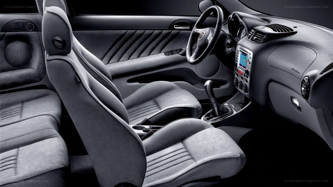 car interior with gray seats