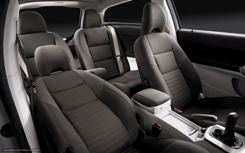 car interior with gray seats