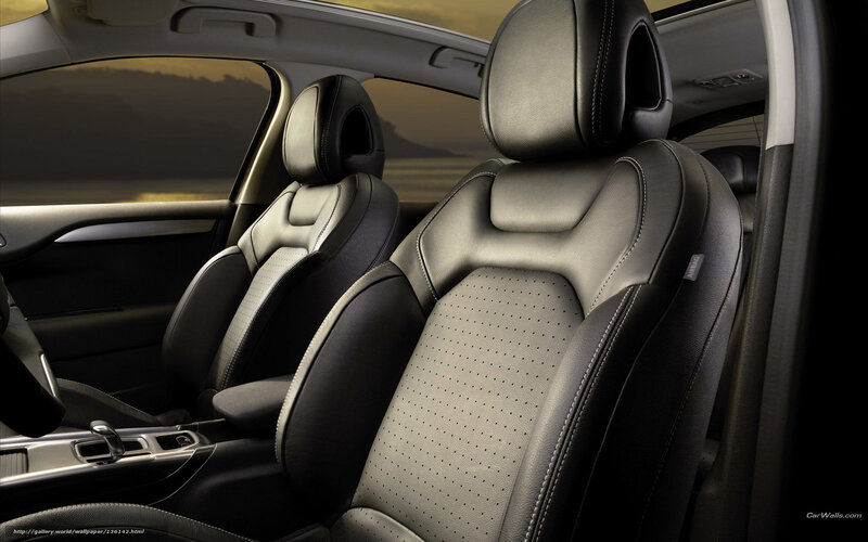 car interior with leather seats