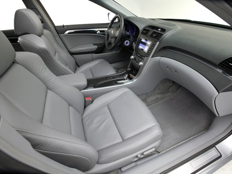 car interior with leather seats