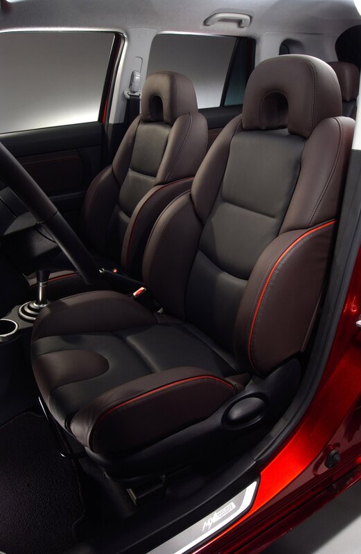 car interior with leather seats