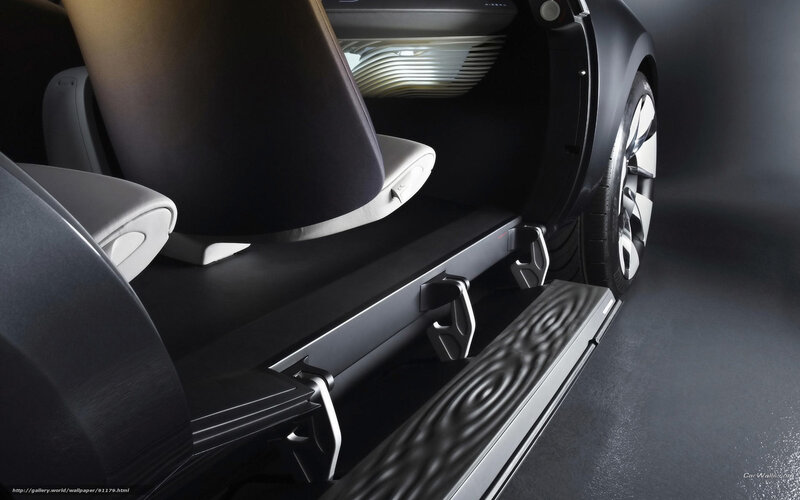 Car Interior with Open Door — Black
