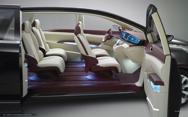 Car Interior with Open Doors