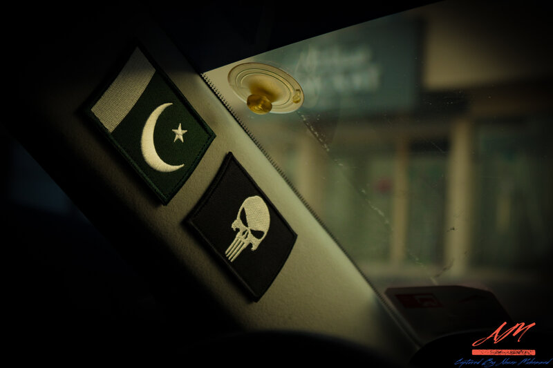 Car Interior with Patches