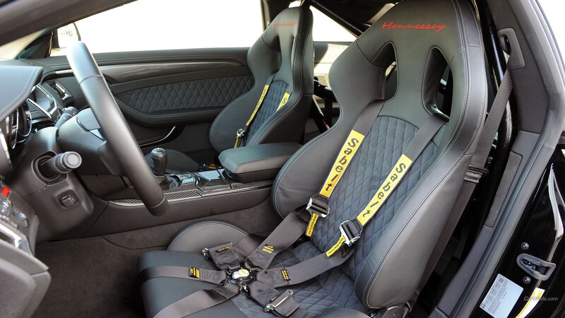 Car Interior with Racing Seats — Black, Neutral