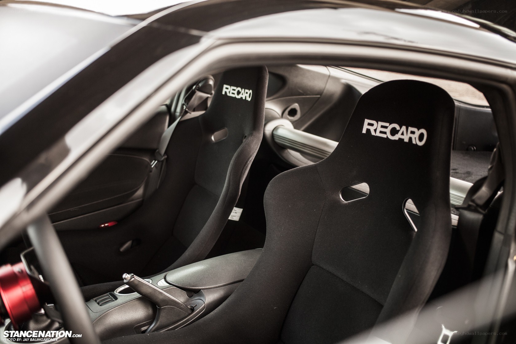 car interior with recaro seats