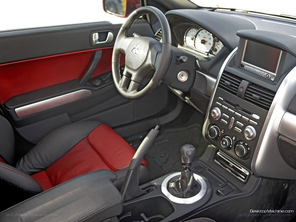 car interior with red accents