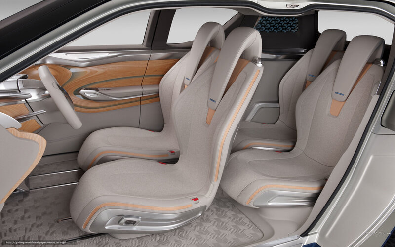 Car Interior with Seats — Gray, Modern